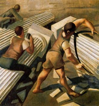 斯坦利 斯賓塞 Making Columns for the Tower Of Babel 斯坦利 斯賓塞 Making Columns for the Tower Of Babel